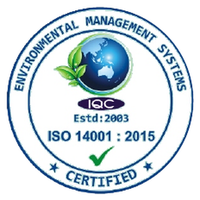 ISO 14001:2015 certified environmental management system