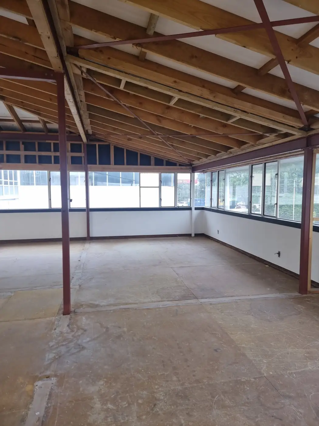Office shell ready to hand back after the strip-out